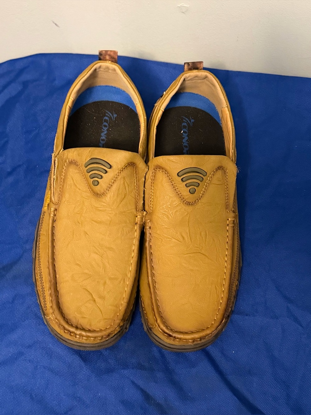Men's brown slip on comfortable Loafers